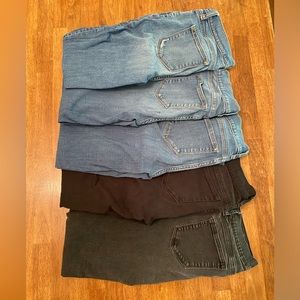 BULK LOT of 5 JCREW toothpick skinny jeans 27